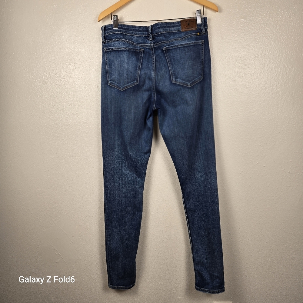 Lucky Brand Women’s Jeans Size 12/31 Ava Skinny Medium Wash Stretch Denim - Picture 2 of 8
